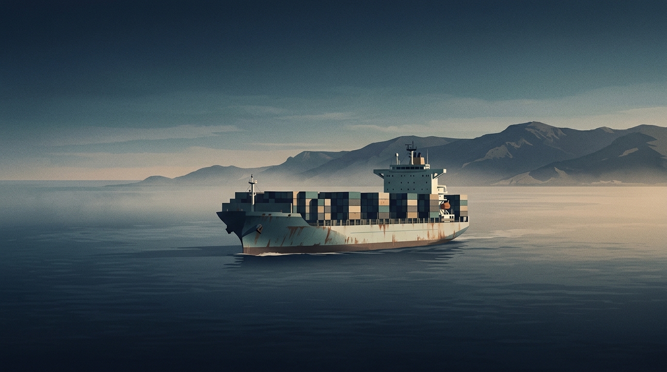Illustration éditoriale générée en lien avec Dans le Golfe, la crise maritime déborde le cadre diplomatique.